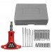 Racdde 23PCS Ratchet Wrench Screwdriver Kit, DIY Household Repair Tool Multifunctional Combination Toolkit