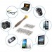 Racdde Magnetic Absorption 25 in 1 Portable Wallet Tool for Glasses Mobile Phones Cameras