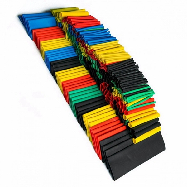 Racdde Colorful 328pcs Assorted Heat Shrink Tube Assortment Wrap Electrical Insulation Cable Tubing 5 Colors 8 Sizes Combo Set Other