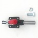 Racdde 304EM 45mm Plunger Strok Red Handle Push Pull Type Toggle Clamp 386Kg 851 Lbs
