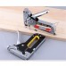 Racdde Nail Staple Gun Furniture Stapler For Wood Door Upholstery Framing Rivet Gun Kit Tool - Black