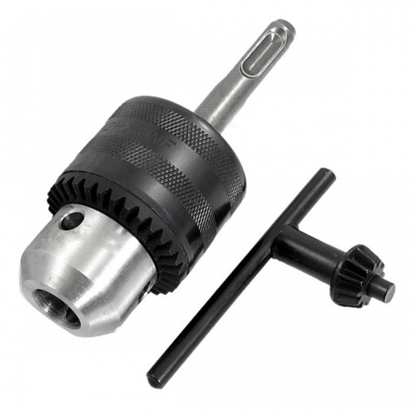 Racdde 1/2 inch-20 UNF Installation 1.5-13mm Capacity Drill Chuck with SDS Shank Handle and Key