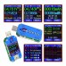 Racdde UM25C For APP USB 2.0 Type-C LCD Voltmeter Ammeter Voltage Current Meter Battery Charge Measure Cable Resistance Tester