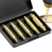 Racdde 5pcs Material Damaged Screw Extractor Drill Bits Guide Set Broken Speed Out Easy out Bolt Stud Stripped Screw Remover Tool