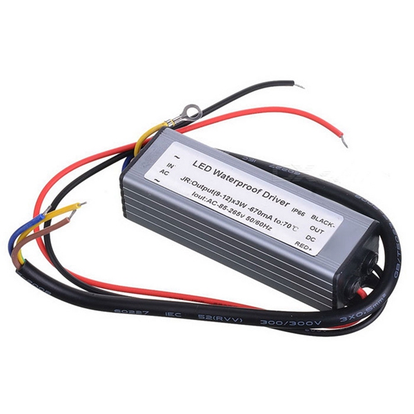 Racdde Waterproof 670mA 36W Power Constant Current LED Driver (85~265V)