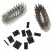 Racdde 620Pcs 2.54mm Dupont Cable Jumper Wire Pin Header Housing Kit, Male Crimp Pins + Female Pin Terminal Connector