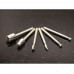 Racdde 6pcs High Speed Steel Cemented Carbide Rotary File Woodworking Carving Milling Cutter