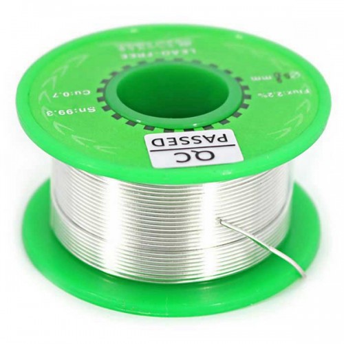 Racdde 0.8mm Lead-free Solder Tin Wire Sn99.3 / Cn0.7 - Silver (40g)