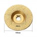 Racdde Wood Carving Disc 85MM Flat Milling Cutter Disk Woodworking Carving Polishing Tool For Angle Grinder Grinding Wheel - 400 Silver
