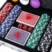 Racdde Casino Poker Chip Set - 200PCS/300PCS Poker Chips with Aluminum Case, 11.5 Gram Chips for Texas Holdem Blackjack Gambling 