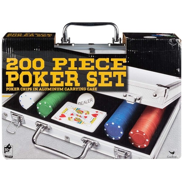 Racdde 200 pc Poker Set in Aluminum Case (Styles Will Vary) 