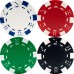Poker Chip Set for Texas Holdem, Blackjack, Gambling with Carrying Case, Cards, Buttons and 500 Dice Style Casino Chips (11.5 Gram) by Racdde