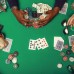 Racdde Card Suits Poker Chip Set- 300 Pieces of 11.5-Gram Composite Gambling Chips-Aluminum Case, 2 Decks of Cards, Dealer & Blind Buttons 
