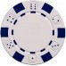 Racdde 200 Dice Striped 11.5 Gram Poker Chip Set with Aluminum Case, Dealer Button, 2 Decks of Cards 