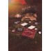 Racdde Campfire Texas Hold'em Travel Poker Set with Bottle Cap Chips 