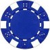 Racdde Set of 500 11.5 Gram Poker Chips with Aluminum Case, 3 Dealer Buttons, 2 Decks of Playing Cards and 2 Cut Cards 