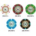 Racdde 200-Count 'The Mint' Poker Chip Set in Acrylic Case, 13.5gm 