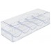 Racdde Acrylic Poker Chip Rack/Tray with Covers (Set of 10), Clear 