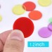 Racdde 1-1/5 inch Plastic Learning Counters Disks Bingo Chip Counting Discs Markers for Math Practice and Poker Chips Game Tokens, 200 Pieces 