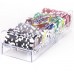 Racdde 100 Piece "Las Vegas" Design Poker Chips in Clear Plastic Tray 