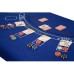 Racdde 40" x 40" Casino Poker Card Playing Tabletop Felt Layout Mat 