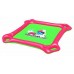 Racdde 4 Person Inflatable seat Mahjong Table Floating on Water Drainage Protection PVC Water Inflatable Floating Table Poker Table Inflatable Mahjong Table 