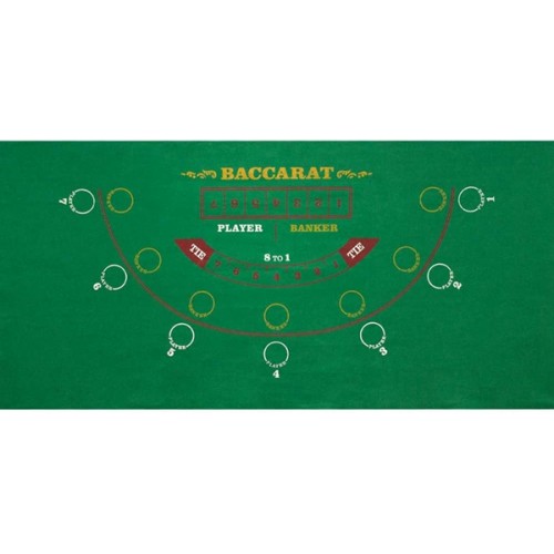 Racdde 36x72 Baccarat Casino Tabletop Felt Layout Mat 