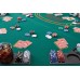 Racdde Folding Blackjack/Poker Game Table Top: Octagon Layout, 8 Player 