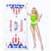 Racdde Inflatable Pool Party Barge Floating Beer Pong Float with Cooler, White, 6-Feet, - Floating Pool Party Game Raft and Lounge(Beer Pong) 