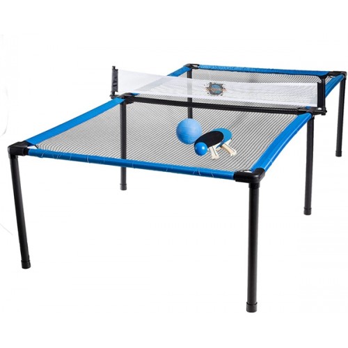 Racdde Sports SypderPong Tennis - Table Tennis, Volleyball and 4-Square Outdoor Game - Indoor or Outdoor Game for Kids - Includes Net, Table, Paddles and Ball 