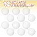 Racdde White Ping Pong Balls - Pack of 12 - Mini 1.5 Inch Ping Pong Balls for Goldfish Game, Beer Pong, or Table Games, Fun Carnival Games Supplies for Kids, Adults, Parties 