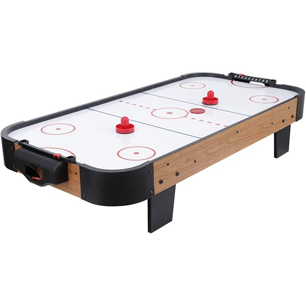 Racdde 40-in Tabletop Air Hockey Table for Kids & Adults,Electric Air Hockey Game with Powerful Air Blower with 2 Pucks 2 Pushers 