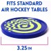 Racdde Two-tone Air Hockey Pucks (6-pack) | Wear-proof Molded Psychedelic Patterns and Designs | Large 3.25-inch Pucks for Standard Air Hockey Tables | Perfect Addition to Game Rooms and Arcades 