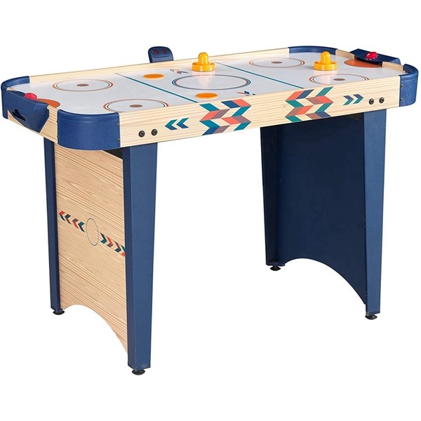 Racdde Air Hockey Table for Kids and Adults | 4 Foot Air Hockey Game Table with Electronic Scoreboard, Powerful Air Blower, 2 Pushers, and 2 Hockey Pucks | Ice Hockey Game Room Table 