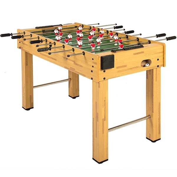 Racdde 48in Competition Sized Soccer Foosball Table w/ 2 Balls, 2 Cup Holders for Home, Game Room, Arcade 