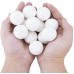 12 Pack of Smooth White Foosballs for Standard Foosball Tables & Classic Tabletop Soccer Game Balls by Racdde 