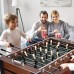 Racdde 54" Foosball Table, Soccer Game Table Competition Sized Football Arcade for Adults, Kids, Indoor Game Room Sport 
