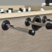 Racdde Ellington Foosball Table Game - 60 inches - Features Steal Player Rods, Bead Style Scoring, and includes 4 Foosball Balls