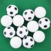 12 Pack of Mixed Foosballs – for Standard Foosball Tables & Classic Tabletop Soccer Game Balls (6 Black & White Soccer) (6 Smooth White) by Racdde 