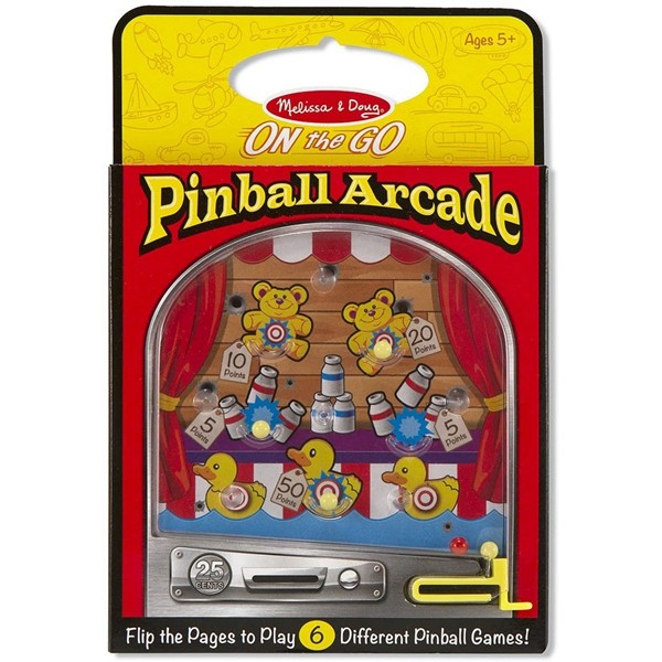 Racdde Pinball Arcade - Travel Toy With 6 Pinball Games 