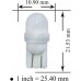 Racdde 10PCS #44 #47 #1893 #756 #1847 T10 w5w 2 SMD 2835 LED Wedge Pinball Machine Light Top View Bulb 6.3VDC (White) 