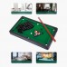 Racdde Mini Pool Billiards Mini Billiard Ball Snooker Pool Table Top Game Entertainment Props for Child 