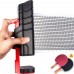 Racdde Professional Ping Pong Paddle Set, Tabletop Table Tennis Set Anywhere Ping Pong Equipment to-Go Includes Retractable Net Post 2 Ping Pong Paddles, 3 pcs Balls, Attach to Any Table Surface for All Ages 