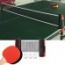 Racdde Professional Ping Pong Paddle Set, Tabletop Table Tennis Set Anywhere Ping Pong Equipment to-Go Includes Retractable Net Post 2 Ping Pong Paddles, 3 pcs Balls, Attach to Any Table Surface for All Ages 