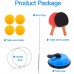 Racdde Table Tennis Trainer with Elastic Soft Shaft Portable Ping Pong Balls Paddles Set Toy for Kids or Adult Indoor-Outdoor Play Leisure Decompression Sports with 3 Balls and 2 Wooden Paddles 
