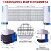Racdde Stretch Table Tennis Net Set Portable Retractable Extendable Fits Tables Up to 2 in Thick 6 Feet Long Net 