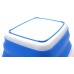 Racdde 7.7L (2 Gallon) Collapsible Tub - Foldable Dish Tub - Portable Washing Basin - Space Saving Plastic Washtub (Blue, S) 