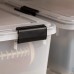 Racdde Weathertight Storage Box, 41 Quart Weathertight - Clear 