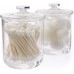 Racdde 15-Ounce Premium Quality Clear Plastic Apothecary Jar | 2 Pack 