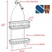 Racdde Bathroom Hanging Shower Head Caddy Organizer, Chrome (22 x 10.2 x 4.2 inches) 